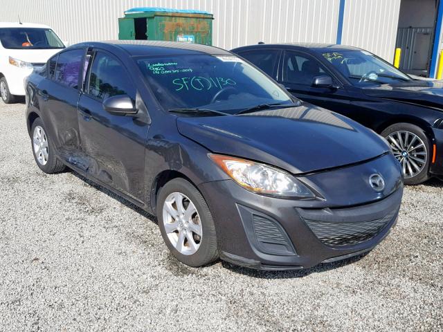 JM1BL1SFXA1287494 - 2010 MAZDA 3 I GRAY photo 1