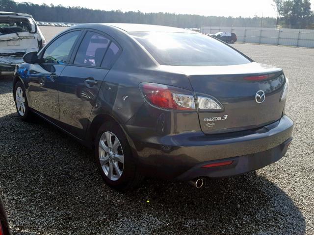 JM1BL1SFXA1287494 - 2010 MAZDA 3 I GRAY photo 3