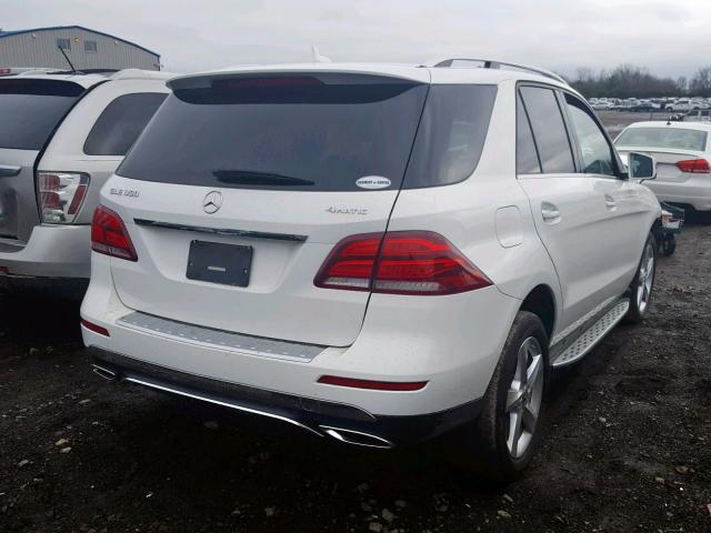 4JGDA5HBXHA984809 - 2017 MERCEDES-BENZ GLE 350 4M WHITE photo 4