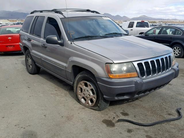 1J4GW48S11C522737 - 2001 JEEP GRAND CHER GRAY photo 1