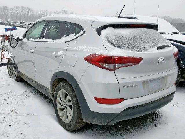 KM8J3CA41GU166847 - 2016 HYUNDAI TUCSON LIM SILVER photo 3