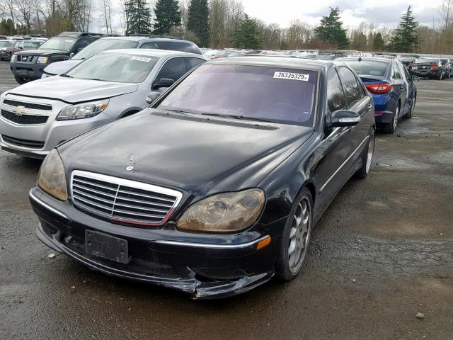 WDBNG74J03A365272 - 2003 MERCEDES-BENZ S 55 AMG BLACK photo 2