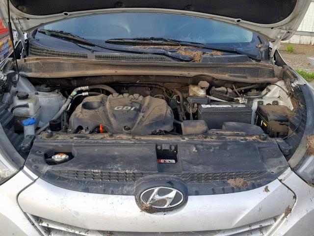 KM8JU3AG9FU014739 - 2015 HYUNDAI TUCSON LIM SILVER photo 7