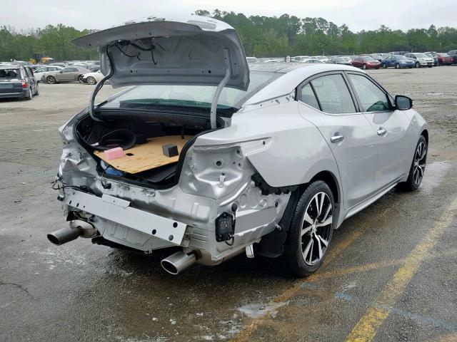 1N4AA6AP0JC371813 - 2018 NISSAN MAXIMA 3.5 SILVER photo 4