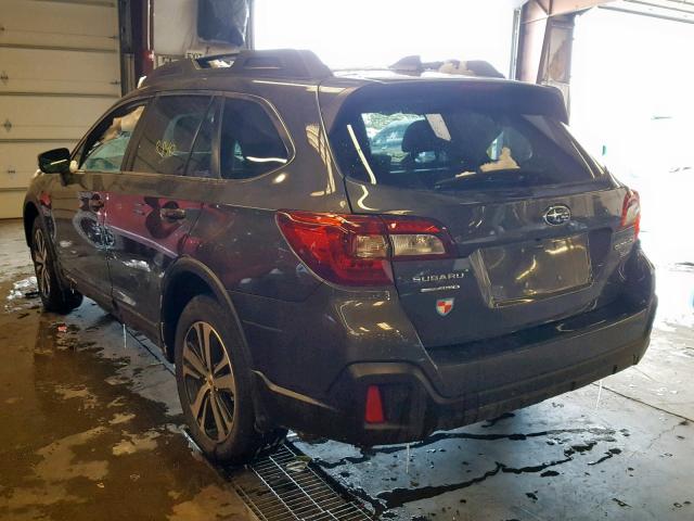 4S4BSENC6J3336346 - 2018 SUBARU OUTBACK 3. GRAY photo 3