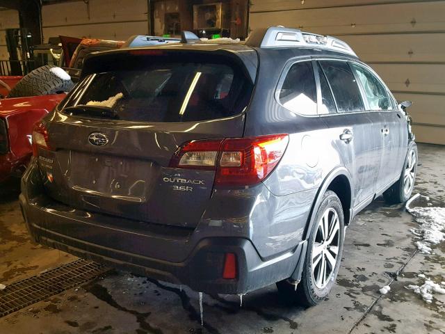 4S4BSENC6J3336346 - 2018 SUBARU OUTBACK 3. GRAY photo 4