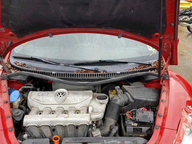 3VWRF31Y69M404164 - 2009 VOLKSWAGEN NEW BEETLE Qırmızı foto 7