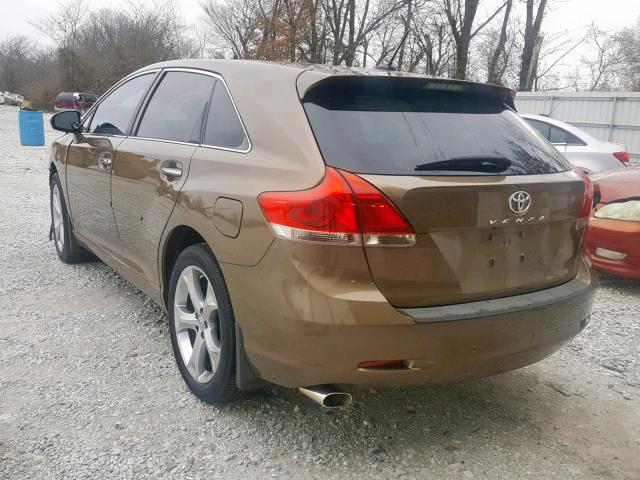 4T3ZK11A49U012045 - 2009 TOYOTA VENZA BASE BROWN photo 3