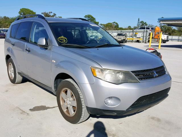 JA4MS31X67Z001890 - 2007 MITSUBISHI OUTLANDER SILVER photo 1