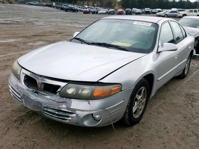 1G2HX54K214186470 - 2001 PONTIAC BONNEVILLE GRAY photo 2