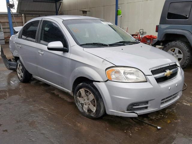 KL1TD5DE4AB126699 - 2010 CHEVROLET AVEO LS SILVER photo 1