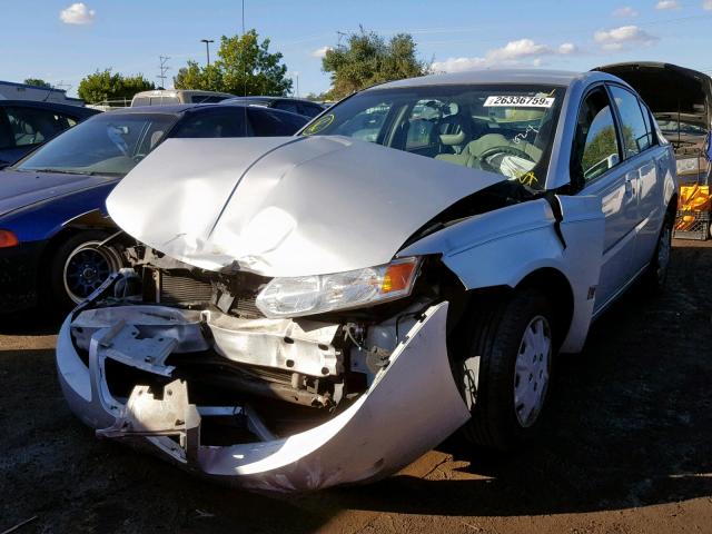 1G8AJ55FX7Z170619 - 2007 SATURN ION LEVEL SILVER photo 2
