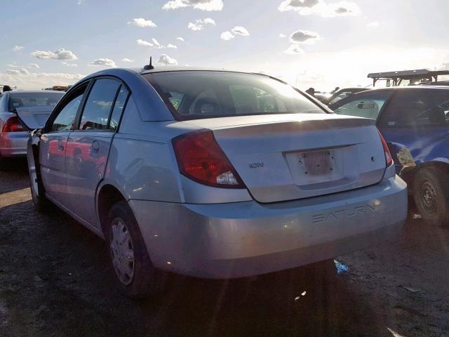 1G8AJ55FX7Z170619 - 2007 SATURN ION LEVEL SILVER photo 3