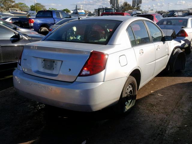 1G8AJ55FX7Z170619 - 2007 SATURN ION LEVEL SILVER photo 4