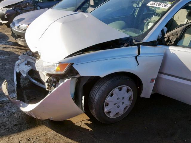 1G8AJ55FX7Z170619 - 2007 SATURN ION LEVEL SILVER photo 9