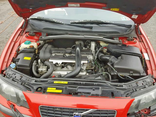 YV1RS58D922171983 - 2002 VOLVO S60 2.4T RED photo 7
