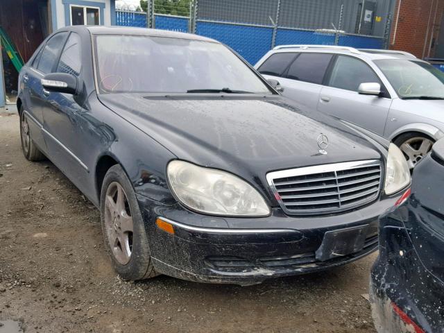 WDBNG70J85A445945 - 2005 MERCEDES-BENZ S 430 BLACK photo 1