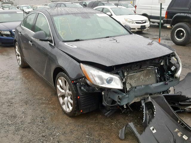 2G4GV5GV0C9169214 - 2012 BUICK REGAL GS BLACK photo 1