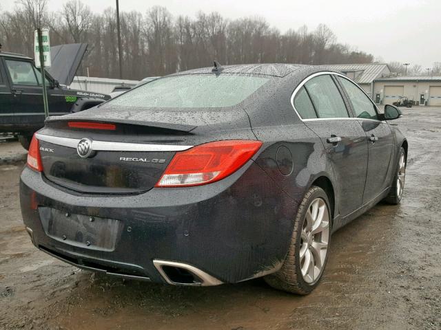 2G4GV5GV0C9169214 - 2012 BUICK REGAL GS BLACK photo 4