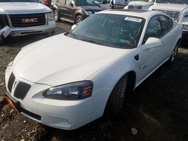 2G2WC55C981105318 - 2008 PONTIAC GRAND PRIX GXP  photo 2