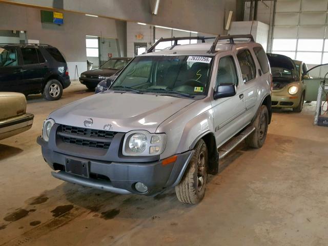 5N1ED28T92C565638 - 2002 NISSAN XTERRA XE SILVER photo 2