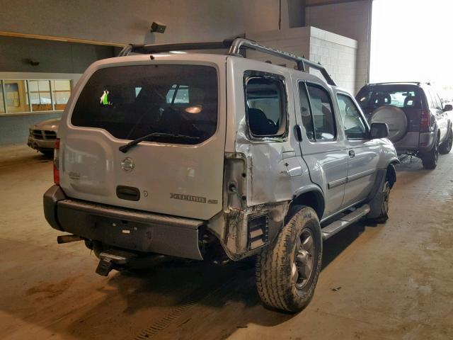 5N1ED28T92C565638 - 2002 NISSAN XTERRA XE SILVER photo 4