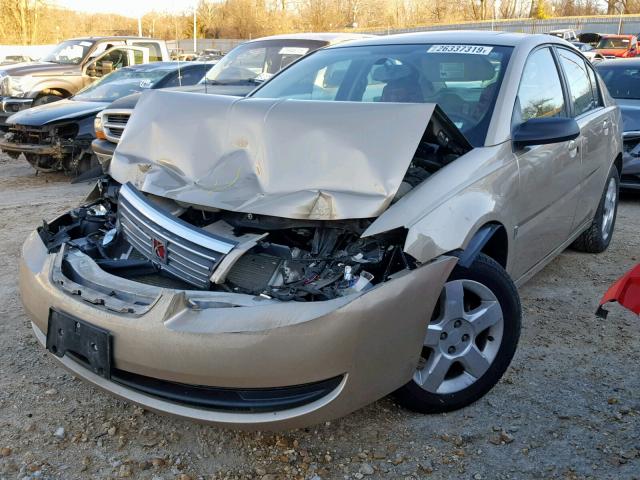1G8AJ55FX7Z172130 - 2007 SATURN ION LEVEL GOLD photo 2