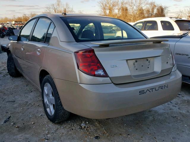 1G8AJ55FX7Z172130 - 2007 SATURN ION LEVEL GOLD photo 3