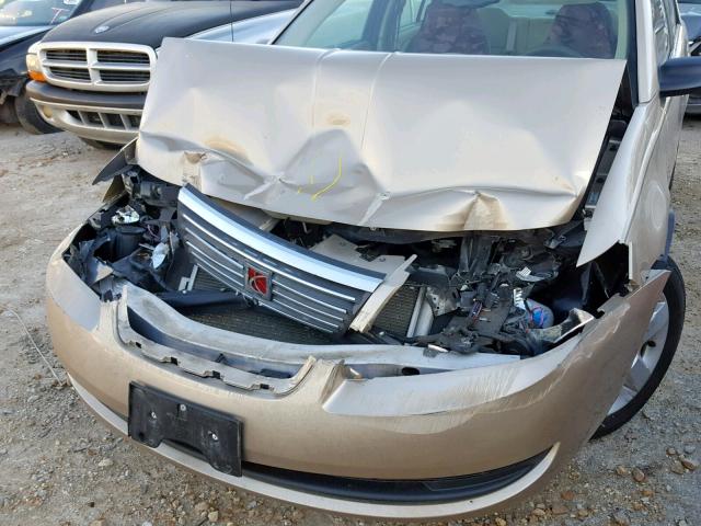 1G8AJ55FX7Z172130 - 2007 SATURN ION LEVEL GOLD photo 9