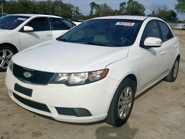 KNAFU4A27A5147830 - 2010 KIA FORTE EX WHITE photo 2