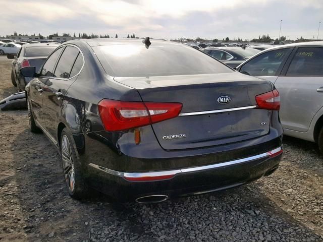 KNALN4D75E5154689 - 2014 KIA CADENZA PR BLACK photo 3