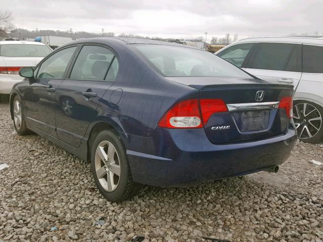 19XFA1F67BE031233 - 2011 HONDA CIVIC LX-S BLUE photo 3