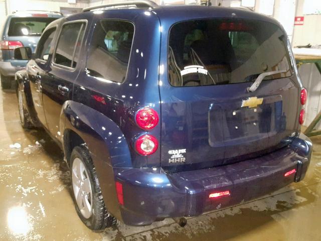 3GNCA13D58S706696 - 2008 CHEVROLET HHR LS Azul foto 3