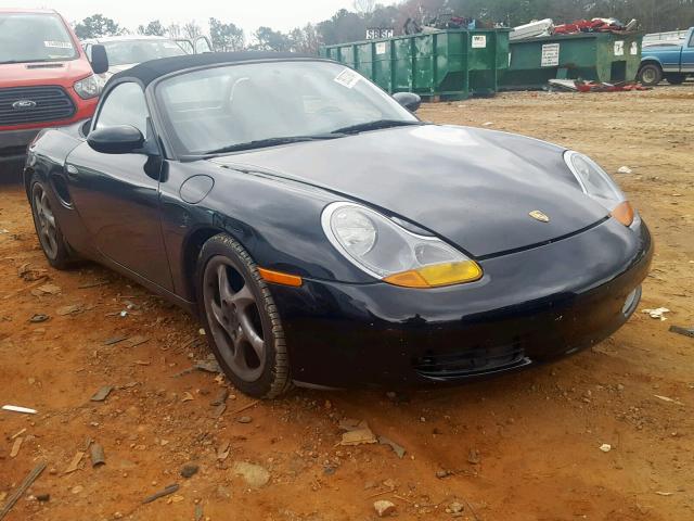 WP0CA29822U625526 - 2002 PORSCHE BOXSTER BLACK photo 1