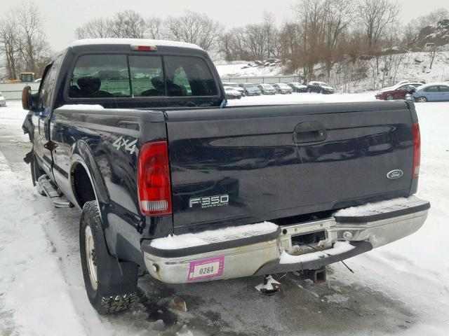 1FTSX31S03ED49446 - 2003 FORD F350 SRW S BLACK photo 3