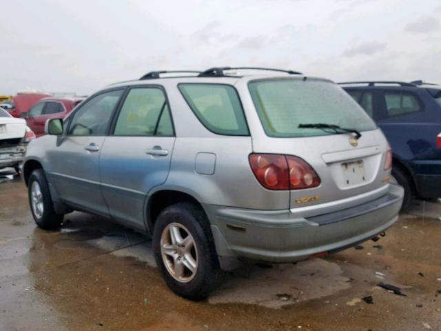 JT6GF10U6Y0056162 - 2000 LEXUS RX 300 SILVER photo 3