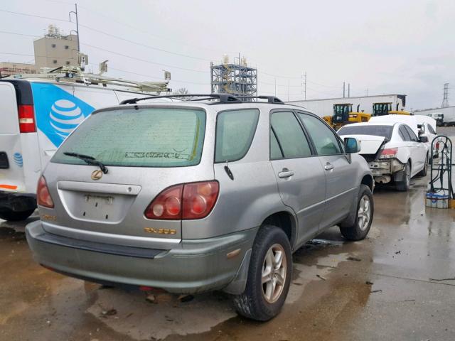 JT6GF10U6Y0056162 - 2000 LEXUS RX 300 SILVER photo 4