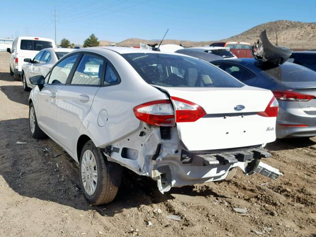 3FADP4AJ6GM167374 - 2016 FORD FIESTA S WHITE photo 3