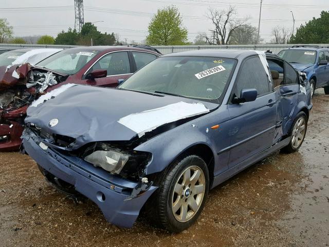 WBAEU33464PR10062 - 2004 BMW 325 XI BLUE photo 2