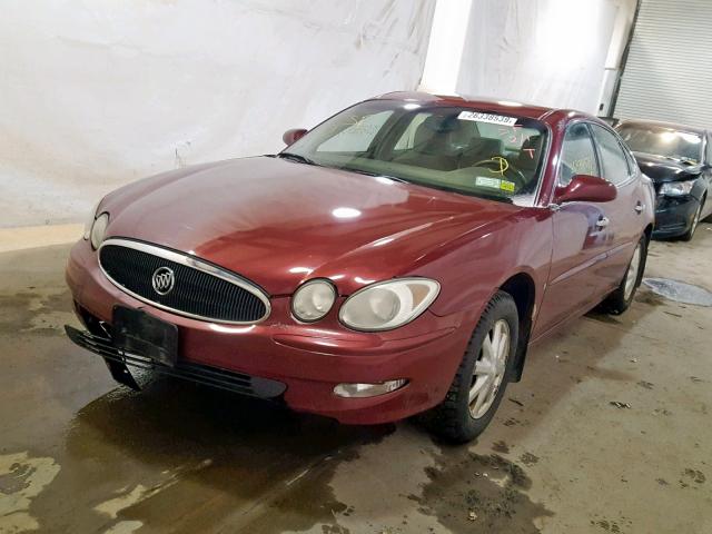 2G4WD582861199776 - 2006 BUICK LACROSSE C MAROON photo 2