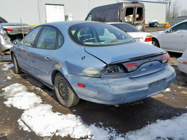 1FALP52U5VG279746 - 1997 FORD TAURUS GL BLUE photo 3