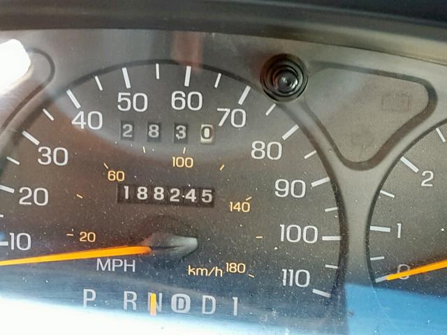 1FALP52U5VG279746 - 1997 FORD TAURUS GL BLUE photo 8