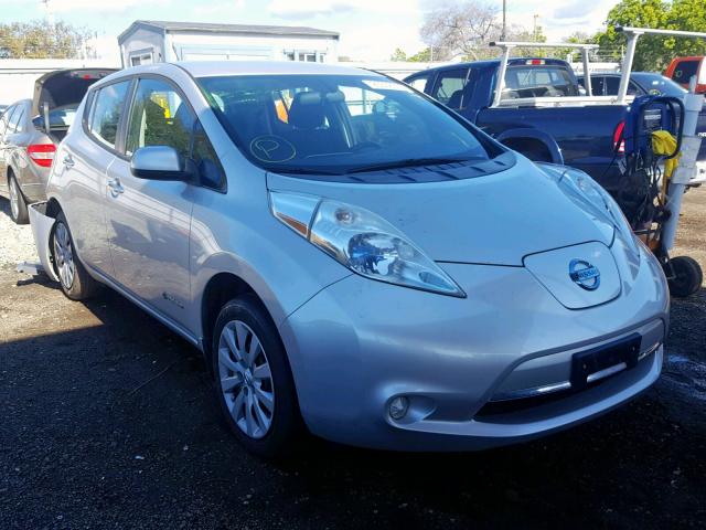 1N4AZ0CP1DC401067 - 2013 NISSAN LEAF S SILVER photo 1