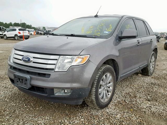 2FMDK3JCXABB67984 - 2010 FORD EDGE SEL GRAY photo 2