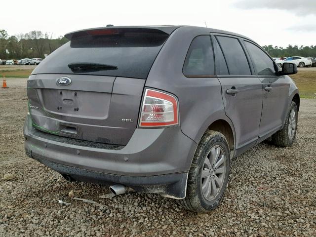 2FMDK3JCXABB67984 - 2010 FORD EDGE SEL GRAY photo 4