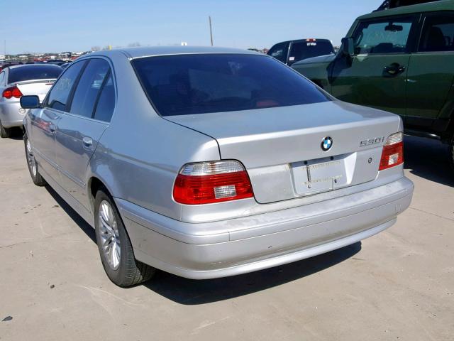 WBADT63473CK39006 - 2003 BMW 530 I AUTO SILVER photo 3