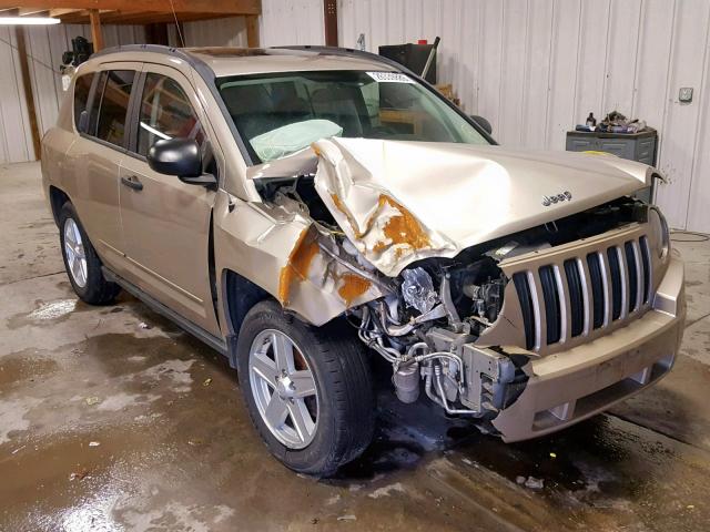 1J4FT47B59D117329 - 2009 JEEP COMPASS SP GOLD photo 1