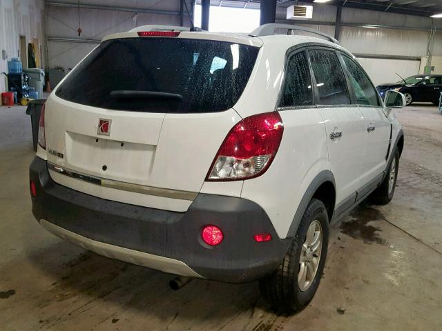 3GSCL33PX8S722518 - 2008 SATURN VUE XE WHITE photo 4