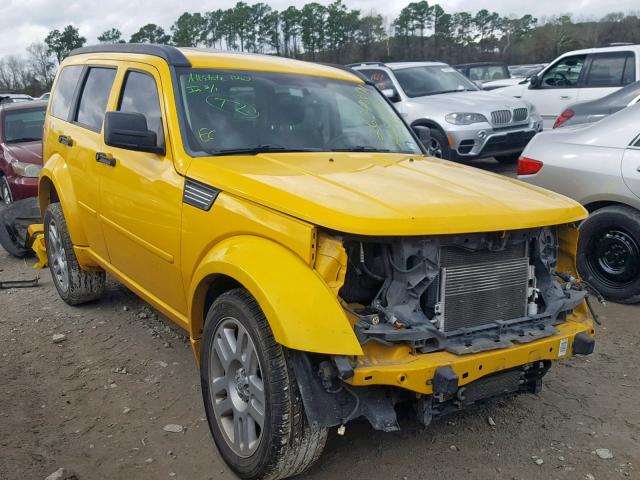 1D4PT6GX5AW174093 - 2010 DODGE NITRO DETO YELLOW photo 1