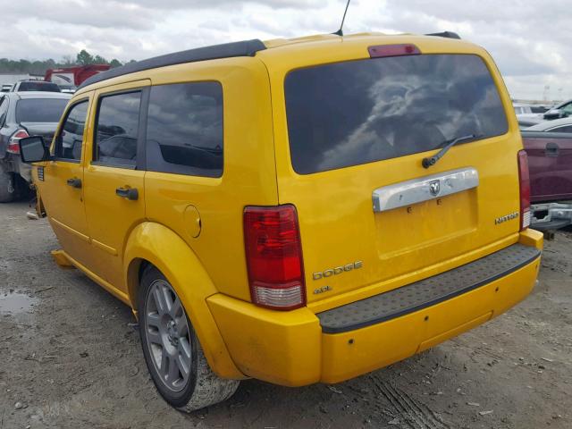 1D4PT6GX5AW174093 - 2010 DODGE NITRO DETO YELLOW photo 3